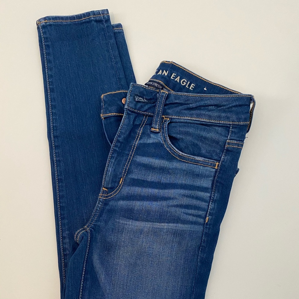 AE Super Stretch Hi-Rise Jegging Crop size 2 reg